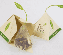Té Verde Sencha Pirámide con Empaque
