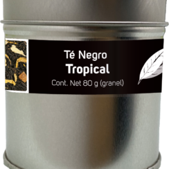 Té Negro Tropical Tarro x 80 gr