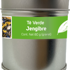 Té Verde Jengibre Tarro x 80gr